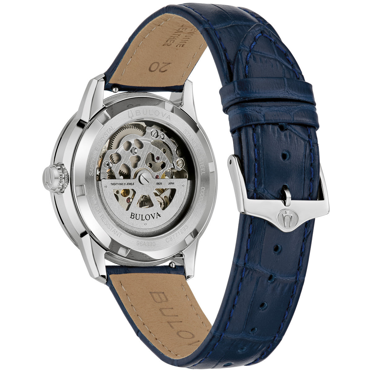 Bulova Sutton 96A330, 40mm dial stainless steel, Mens