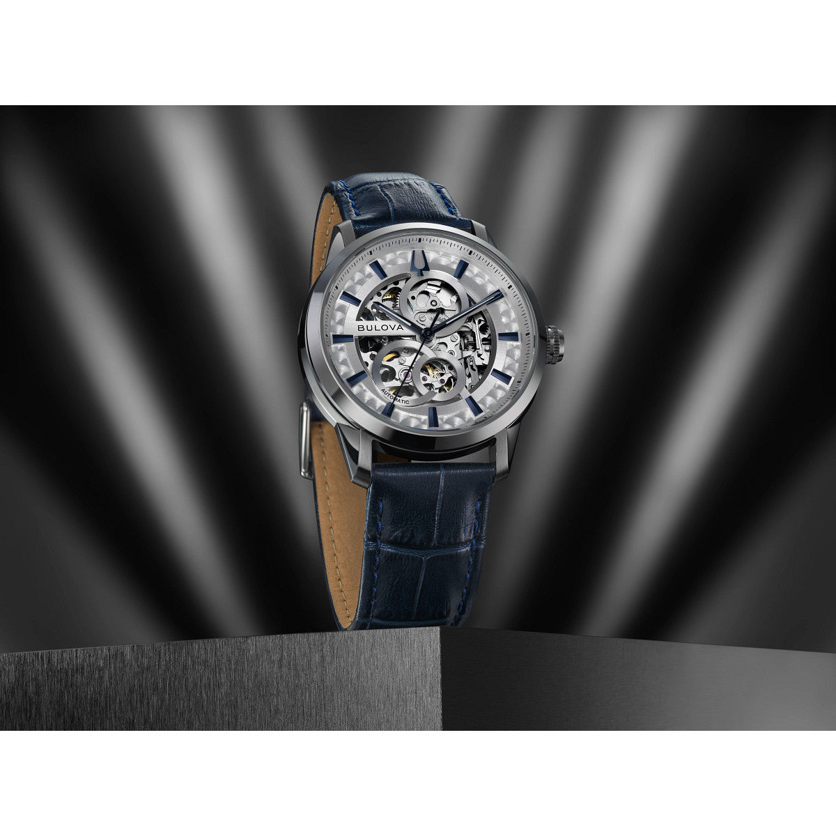 Bulova Sutton 96A330, 40mm dial stainless steel, Mens