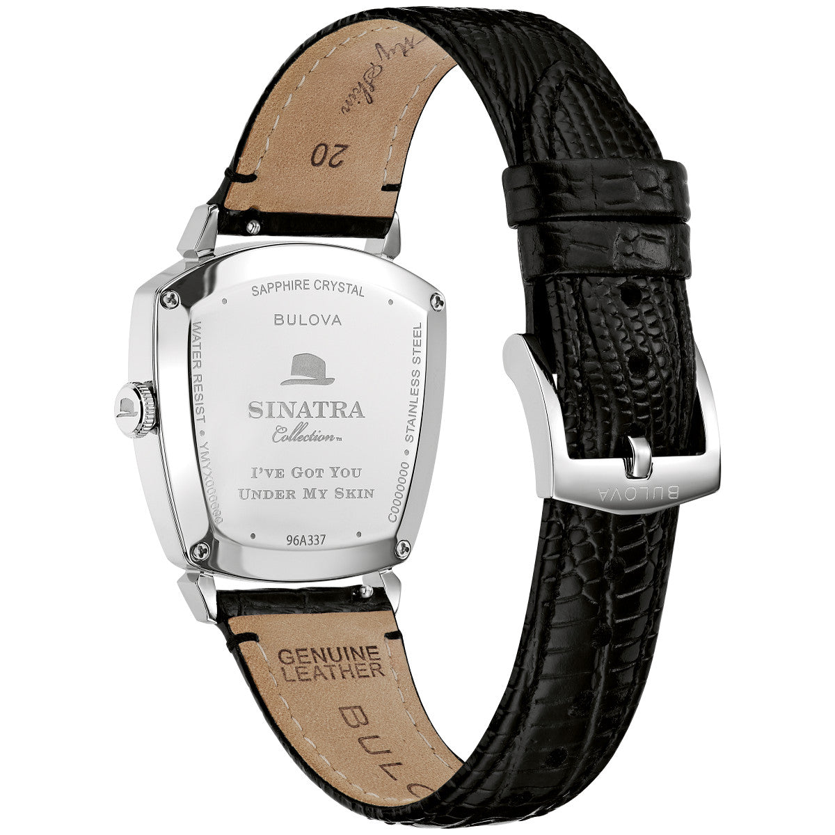 Bulova I've Got You Under My Skin 96A337, 35mm white dial stainless steel, Mens
