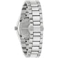 Bulova Super Seville 96A344 35mm White Dial Stainless Steel Bracelet 96A344