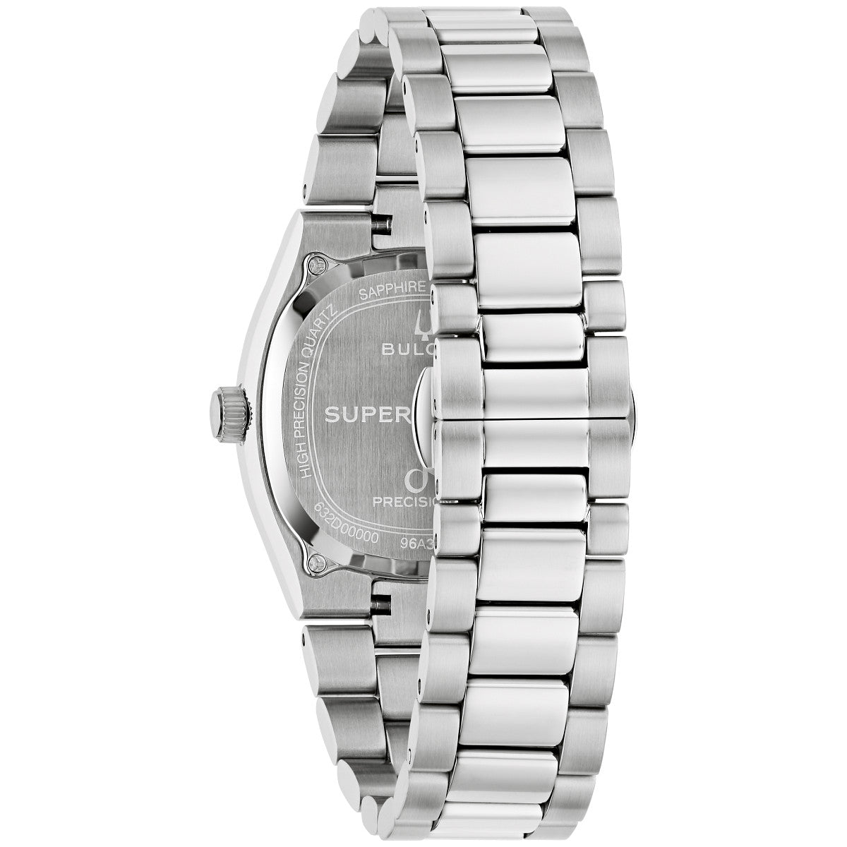Bulova Super Seville 96A344, 35mm white dial stainless steel, Mens