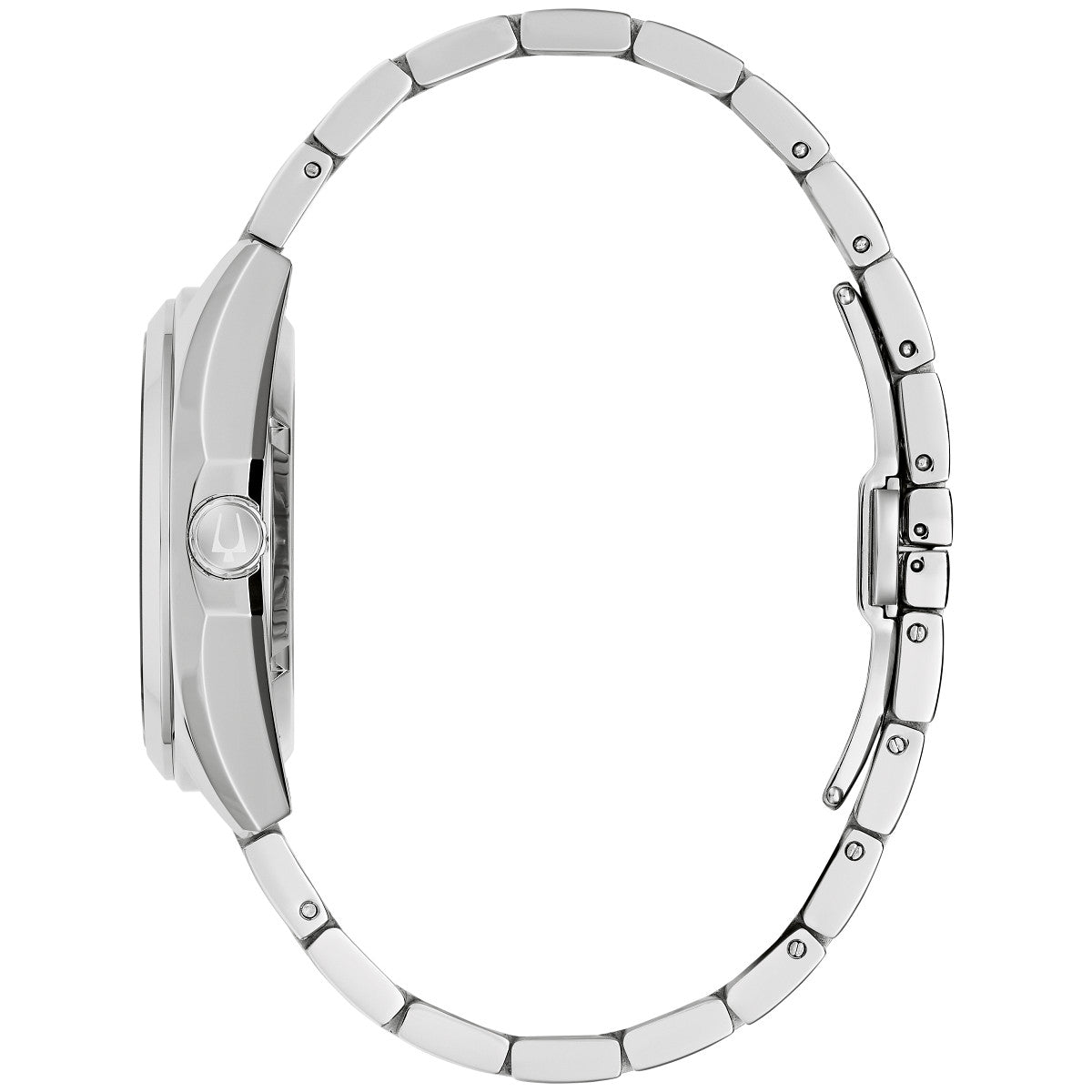 Bulova Surveyor 96A345, 39mm white dial stainless steel, Mens
