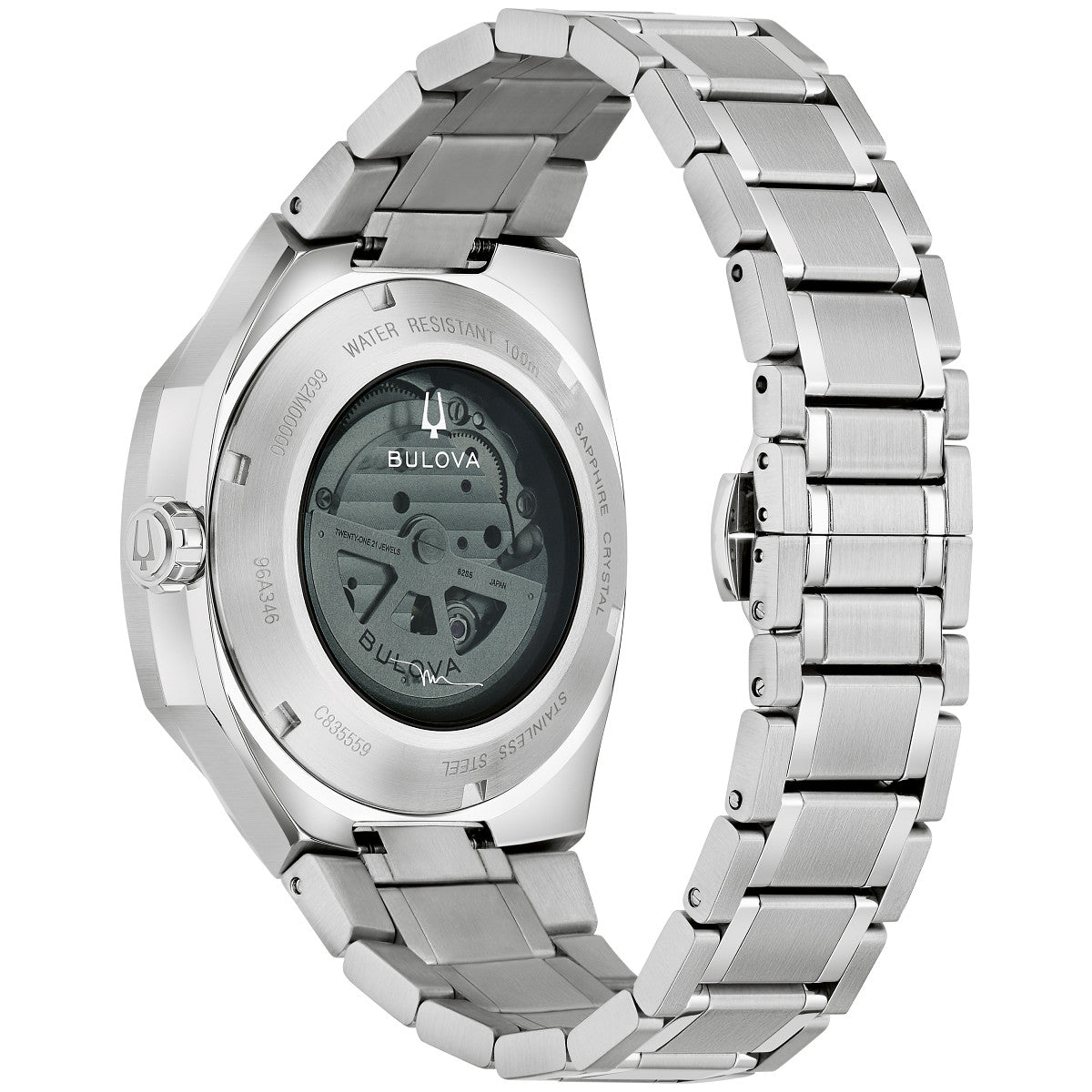 Bulova Surveyor LP 96A346, 40.5mm green dial stainless steel, Mens