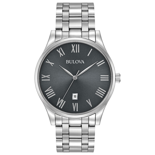 Bulova Classic Stainless steel With Roman Numerals - 96B261 96B261