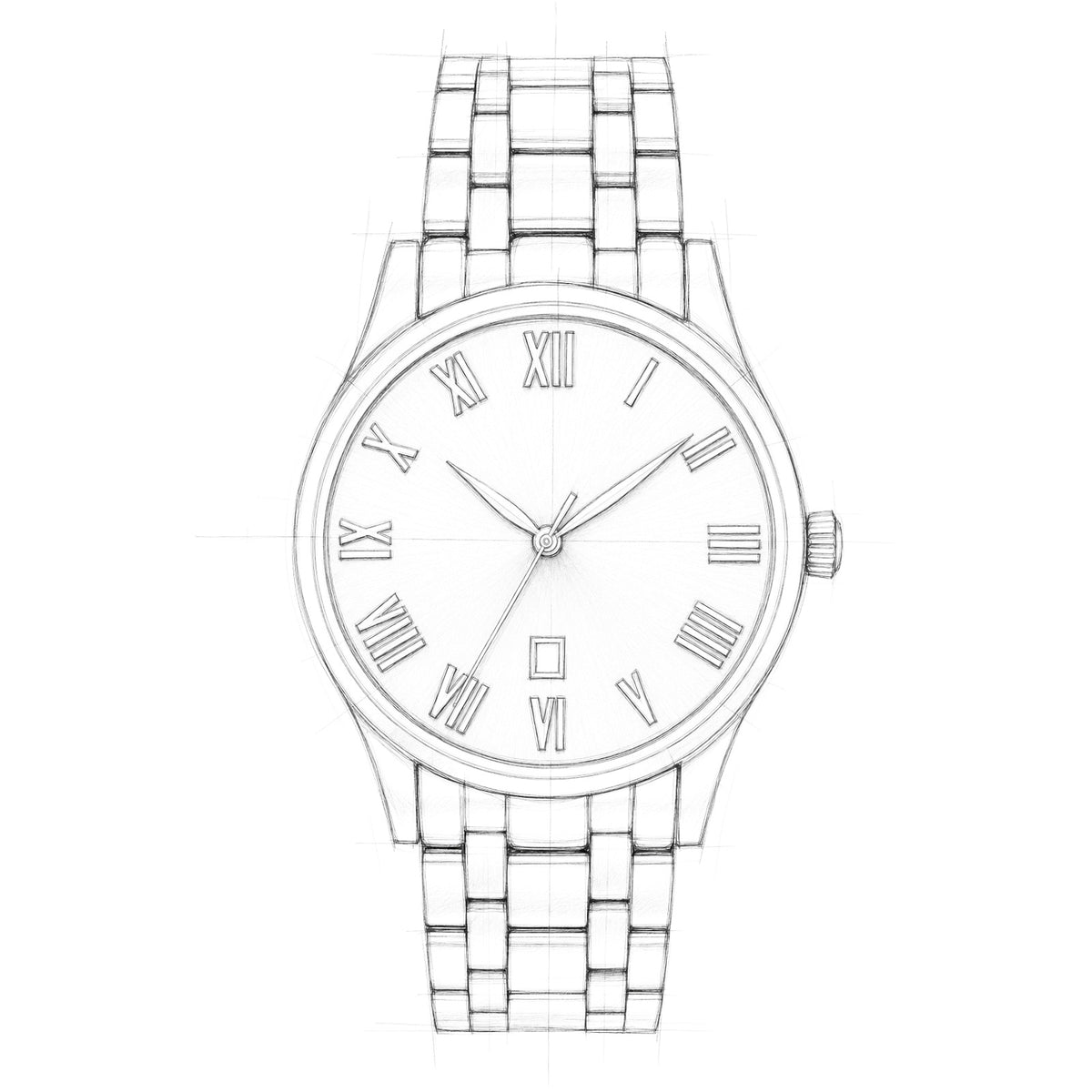 Bulova Classic Stainless steel With Roman Numerals - 96B261 96B261