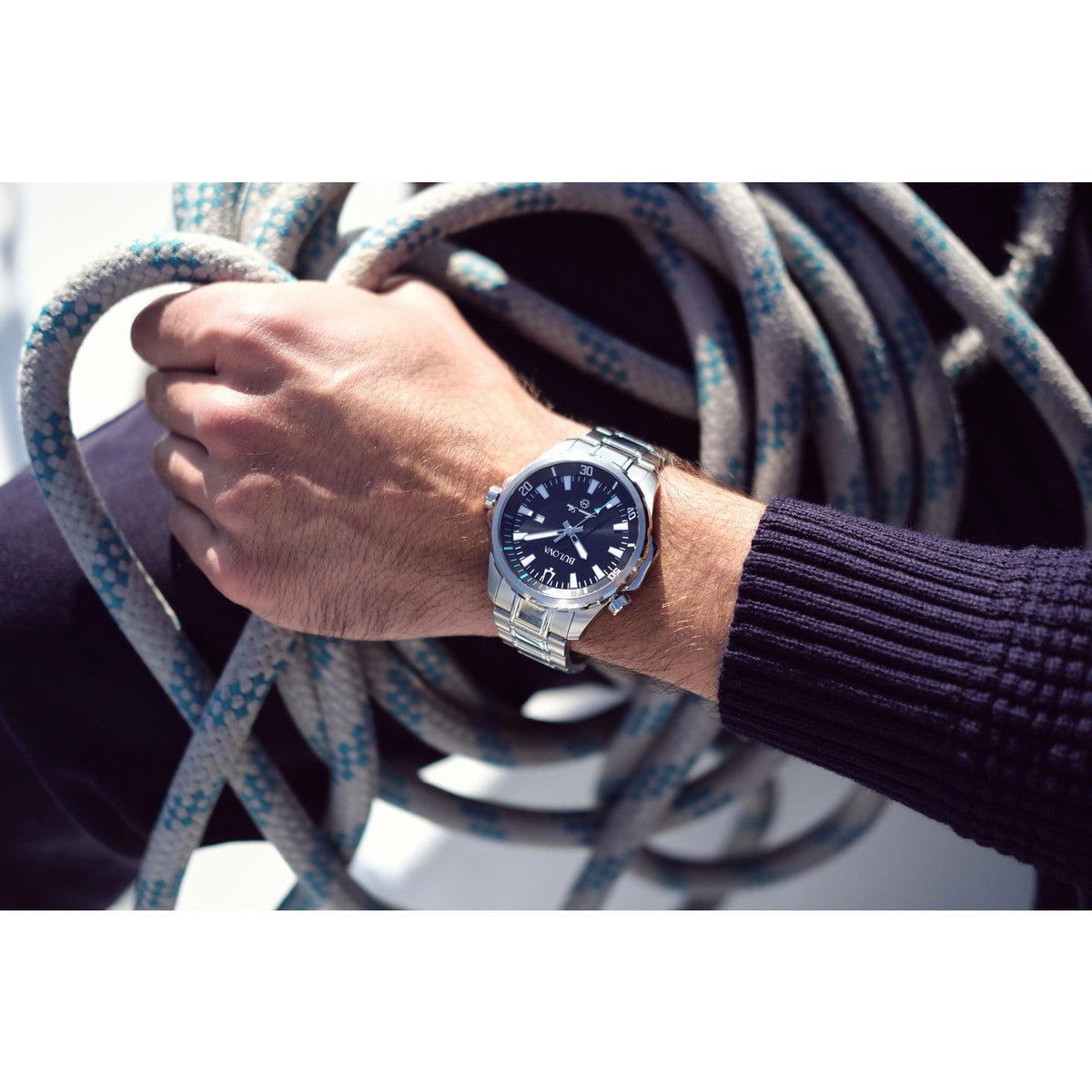 MARINE STAR - SERIES B - Black Sunray Dial - 96B382 96B382