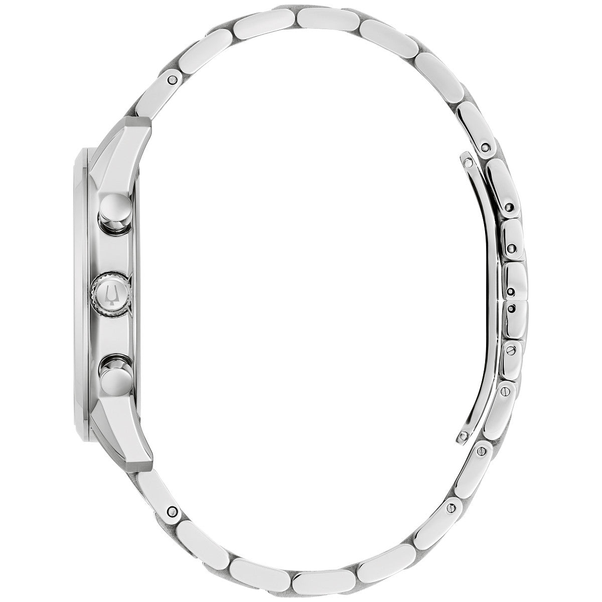 Bulova Sutton 96B404, 41mm silver dial stainless steel, Mens