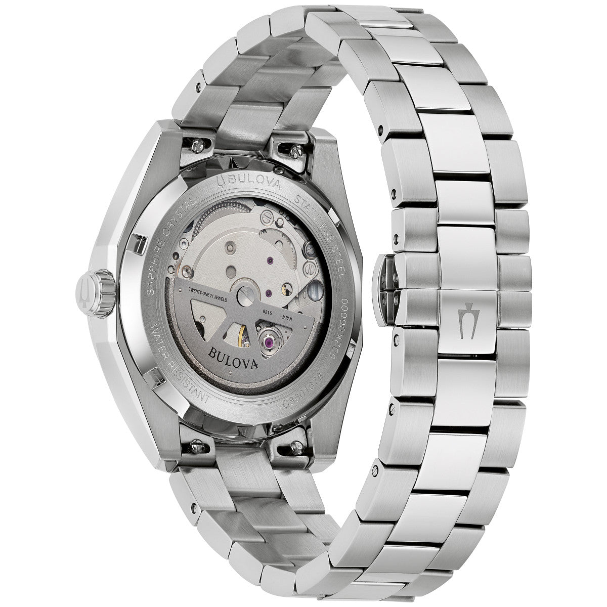 Bulova Surveyor 96B429, 39mm dial stainless steel, Mens