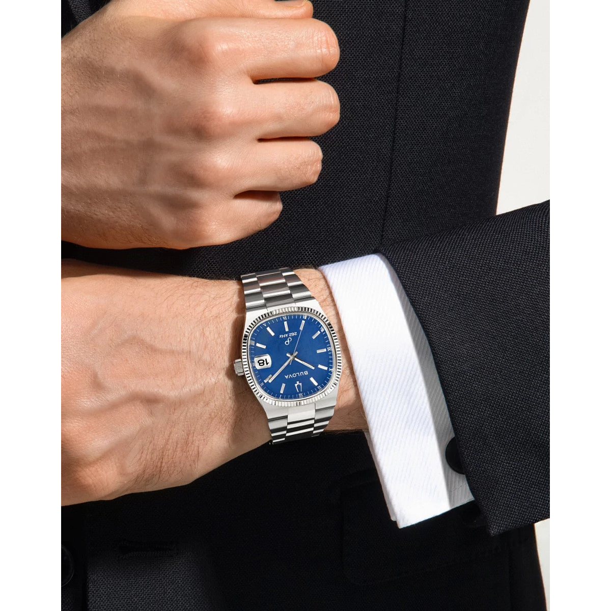 Bulova Super Seville 96B440, 38mm dial stainless steel, Mens