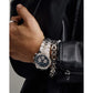 Bulova Prestige 96B459, 40mm gray dial stainless steel, Mens
