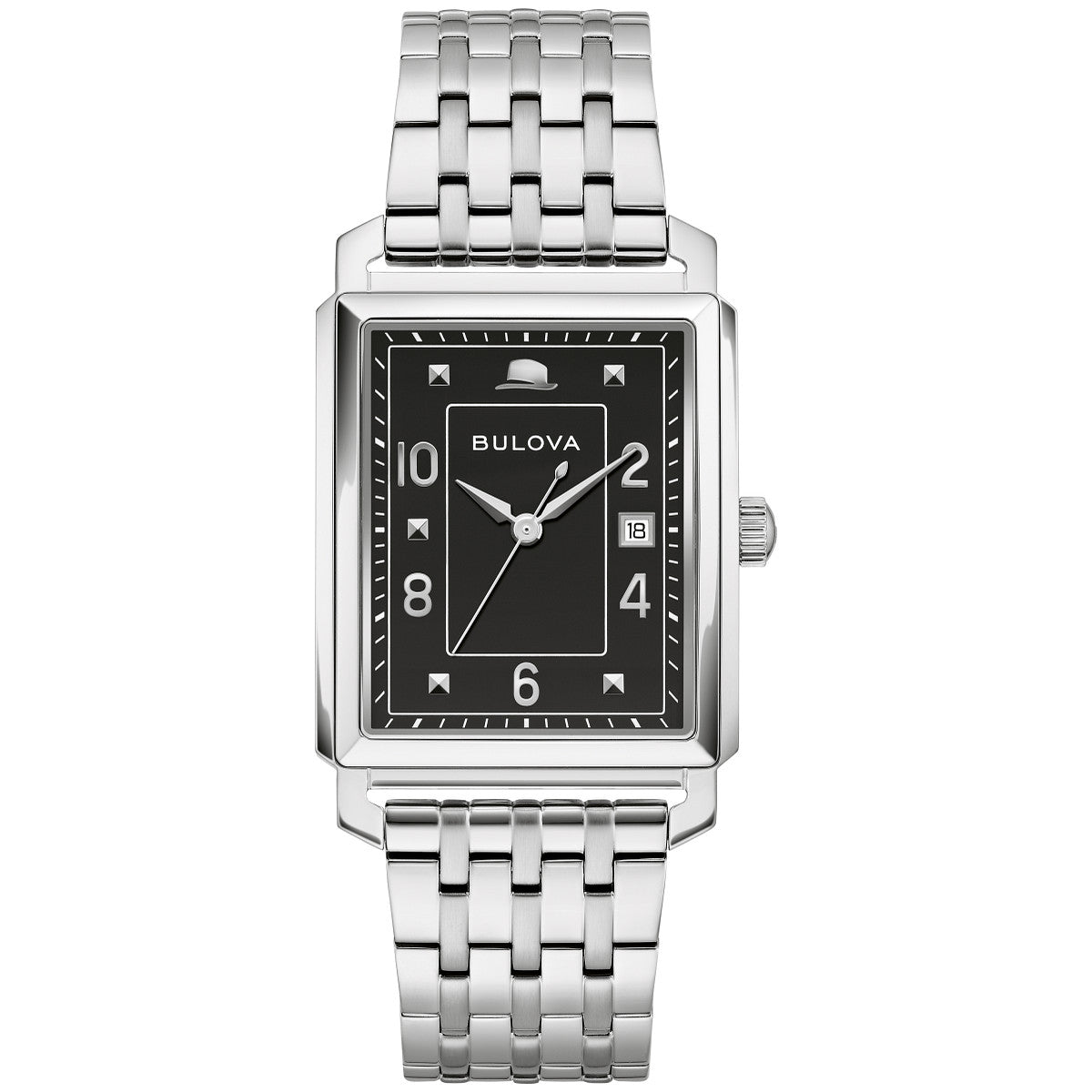 Bulova The Very Thought of You 96B461, 30mm black dial stainless steel, Mens