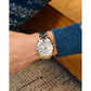 Bulova Surveyor 96B469, 39mm blue dial stainless steel, Mens