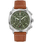 Bulova Military 96B482, 42.5mm green dial stainless steel, Mens