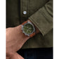 Bulova Military 96B482, 42.5mm green dial stainless steel, Mens