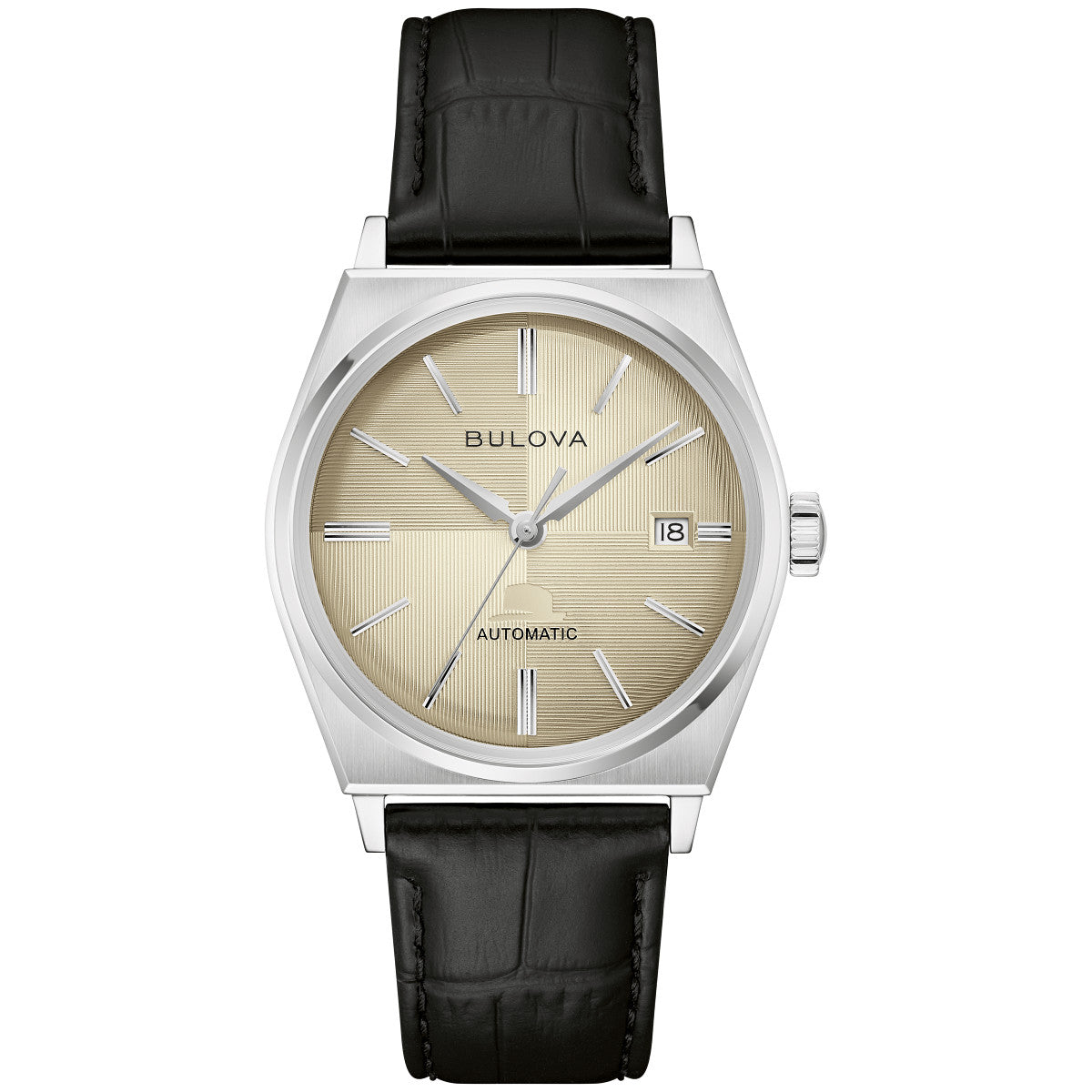 Bulova Nothing But The Best 96B483, 37mm white dial stainless steel, Mens