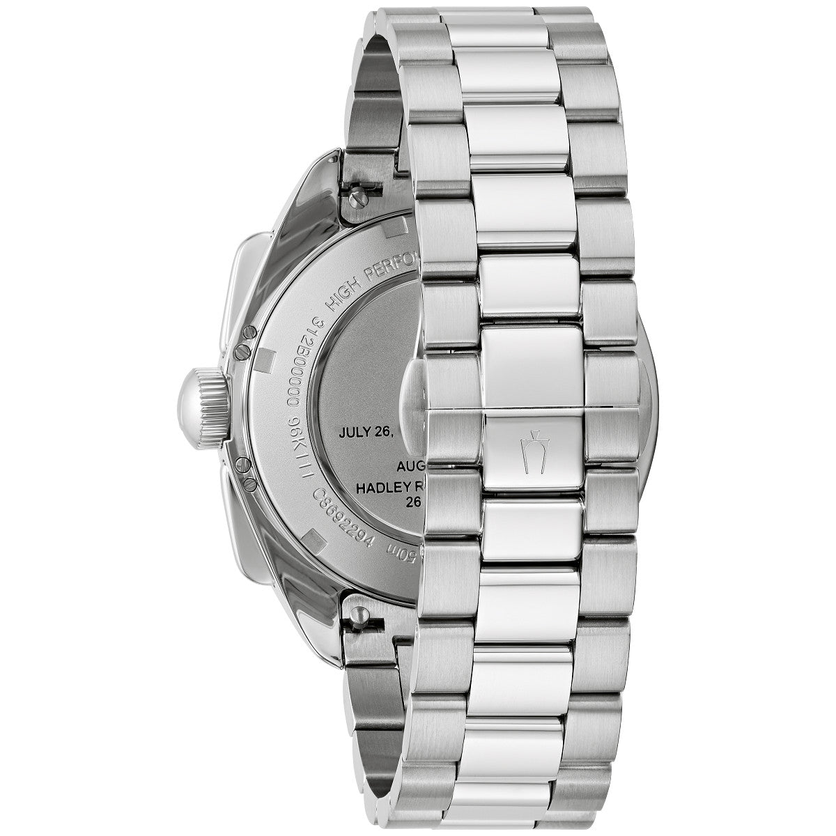 Bulova Lunar Pilot 96K111, 43.5mm dial stainless steel, Mens
