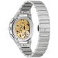 Bulova Curv 96K117, 41mm brown dial stainless steel, Mens