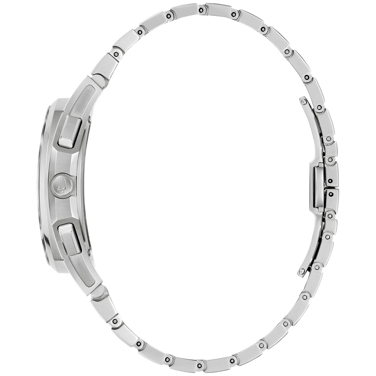 Bulova Curv 96K117 41mm Brown Dial Stainless Steel Bracelet 96K117
