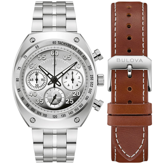 Bulova Shelby LP 96K118, 40.5mm dial stainless steel, Mens