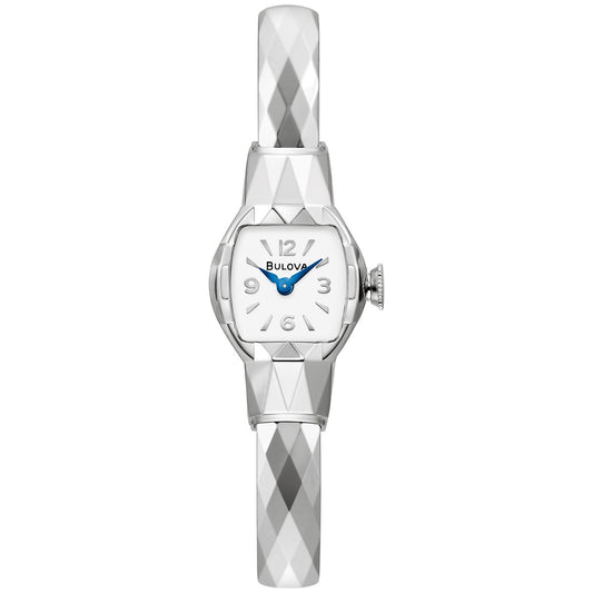 Bulova Archive 96L333, 16.7mm white dial stainless steel, Ladies