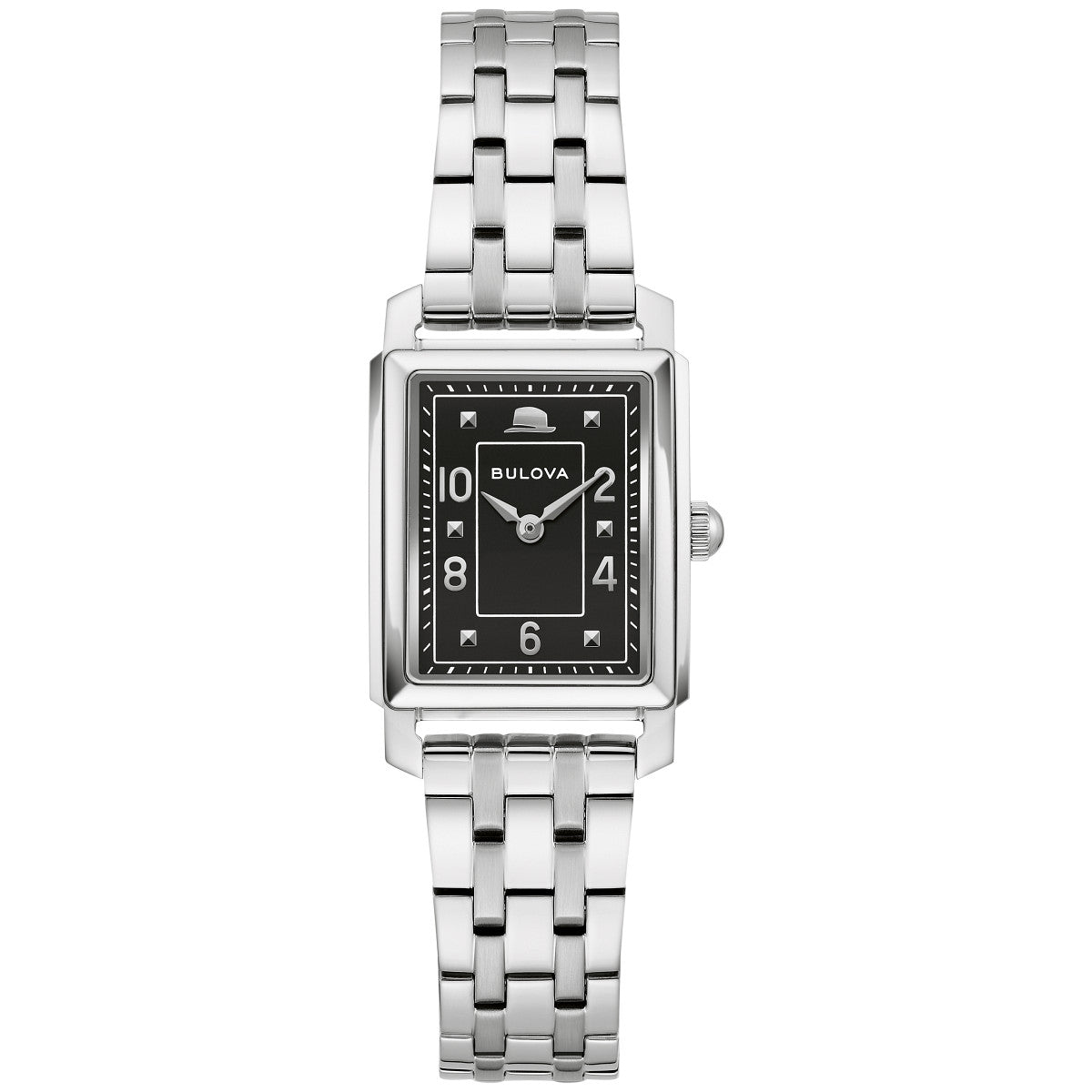 Bulova The Very Thought of You 96L341, 21mm black dial stainless steel, Ladies