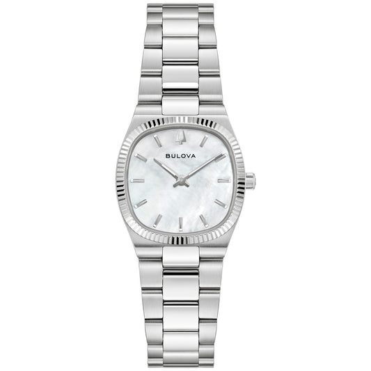 Bulova Super Seville 96L353, 25mm mother-of-pearl dial stainless steel, Ladies