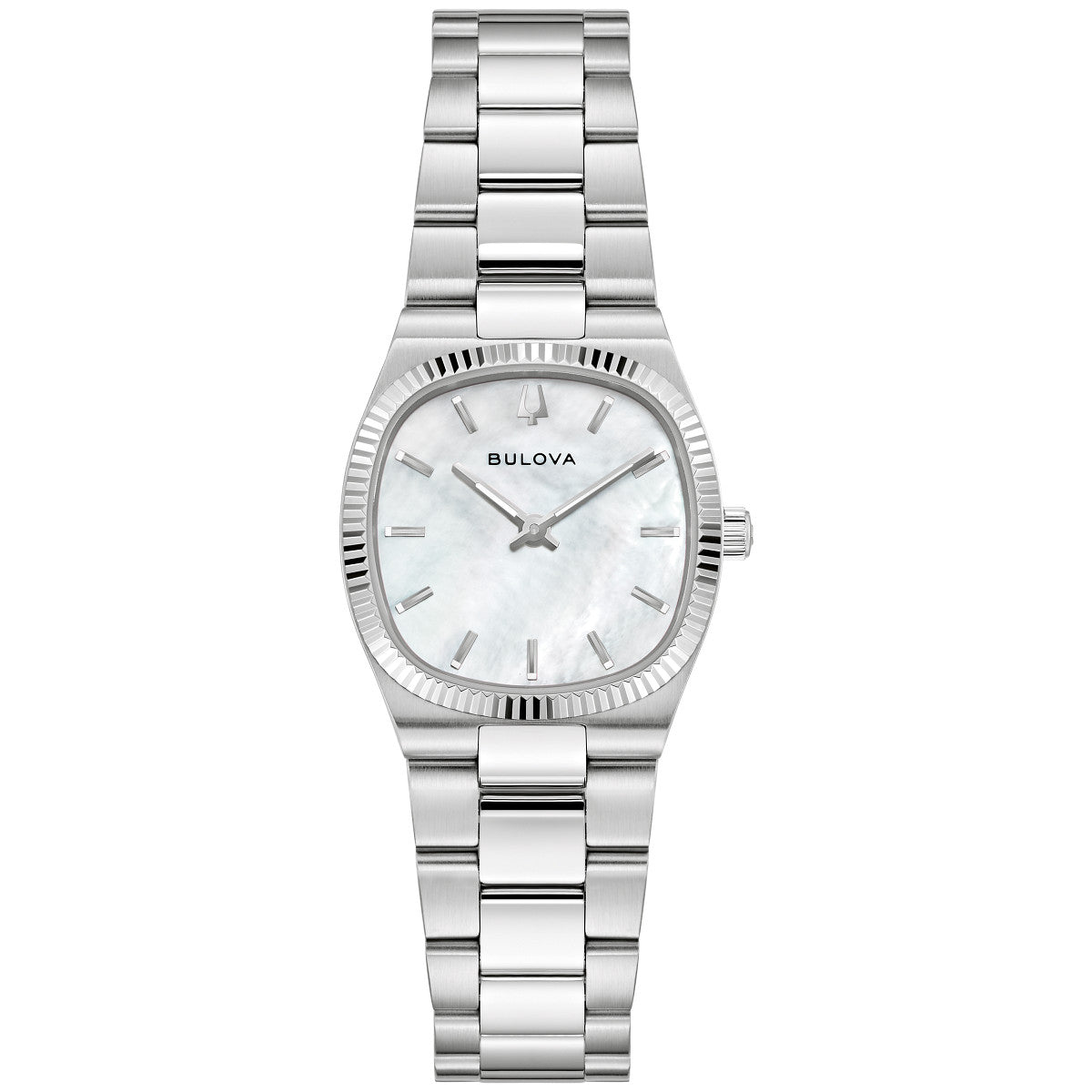 Bulova Super Seville 96L353, 25mm mother-of-pearl dial stainless steel, Ladies