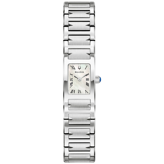 Bulova Harmony LP 96L360, 14mm mother-of-pearl dial stainless steel, Ladies