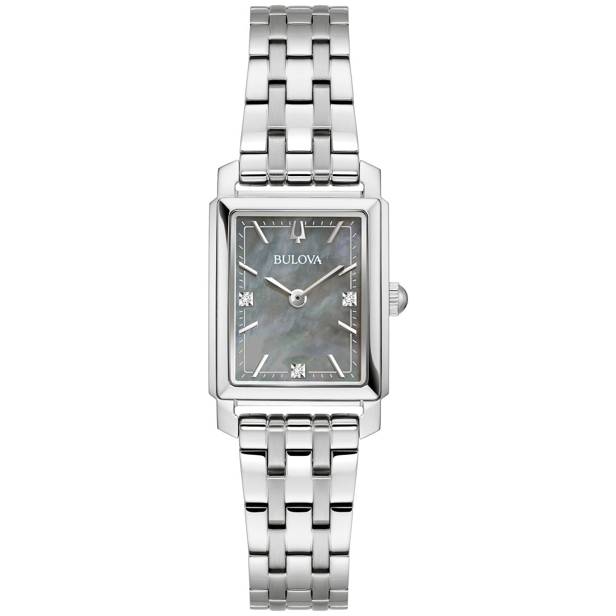 Bulova Sutton 96P252, 21mm mother-of-pearl dial stainless steel, Ladies
