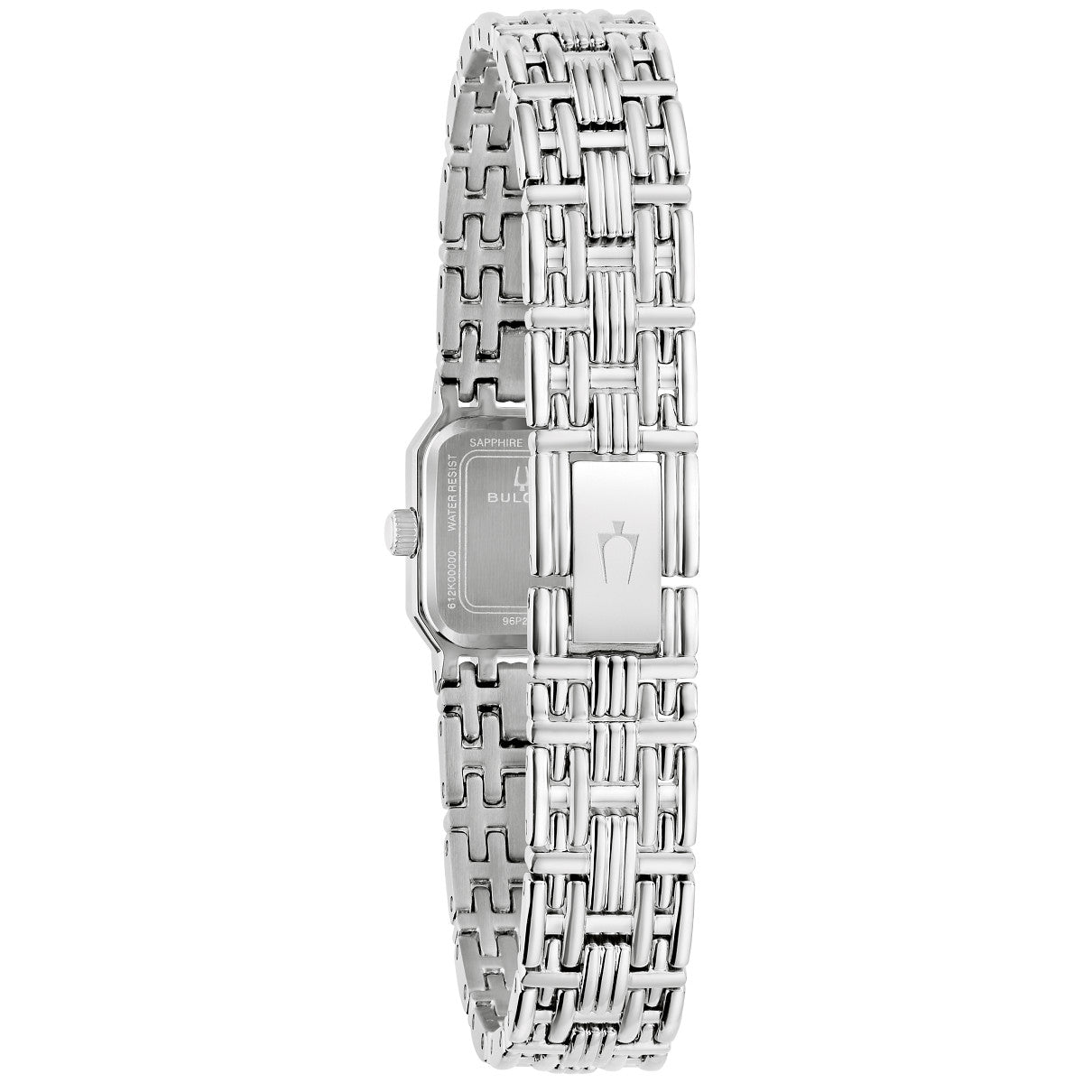 Bulova Goddess of Time 96P263, 16mm silver dial stainless steel, Ladies