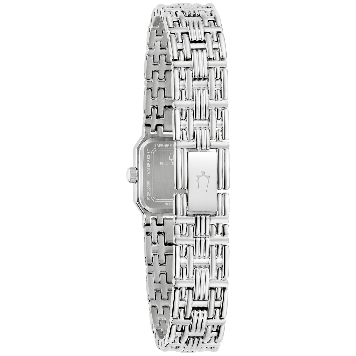 Bulova Goddess of Time 96P263 16mm Silver Dial Stainless Steel Bracelet Ladies 96P263