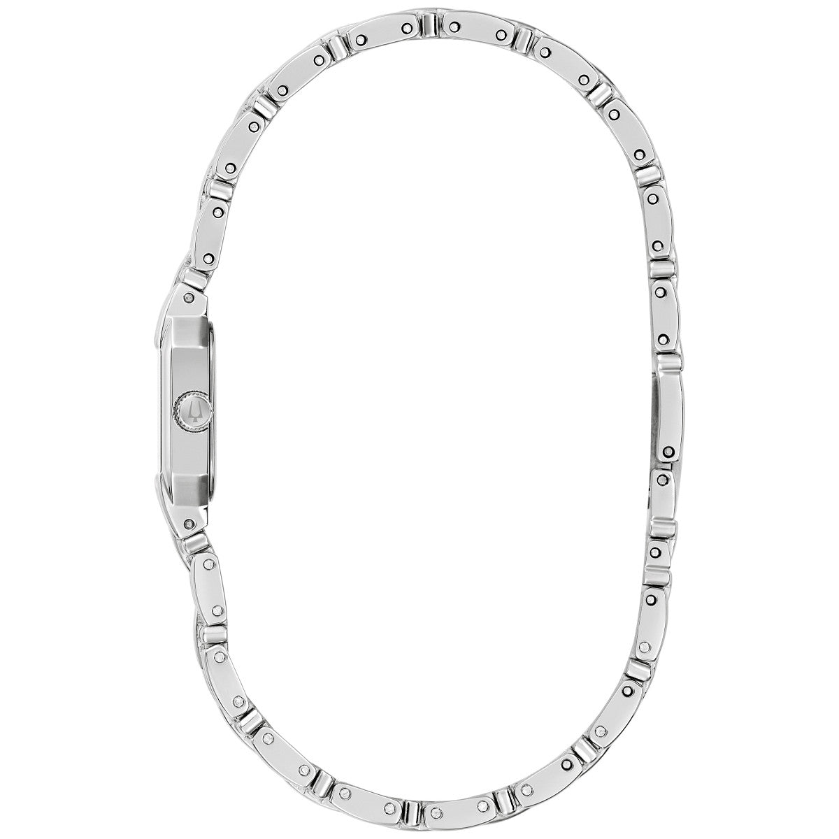 Bulova Goddess of Time 96P263, 16mm silver dial stainless steel, Ladies
