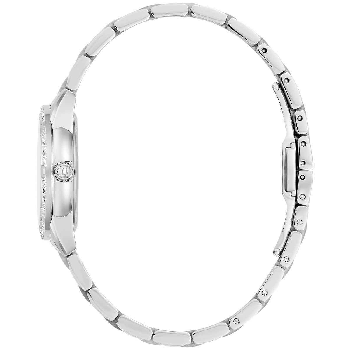 Bulova Sutton 96R253, 28mm mother-of-pearl dial stainless steel, Ladies