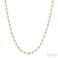 5 Ctw Bezel Set Round Cut Diamond Station Necklace in 14K Yellow Gold