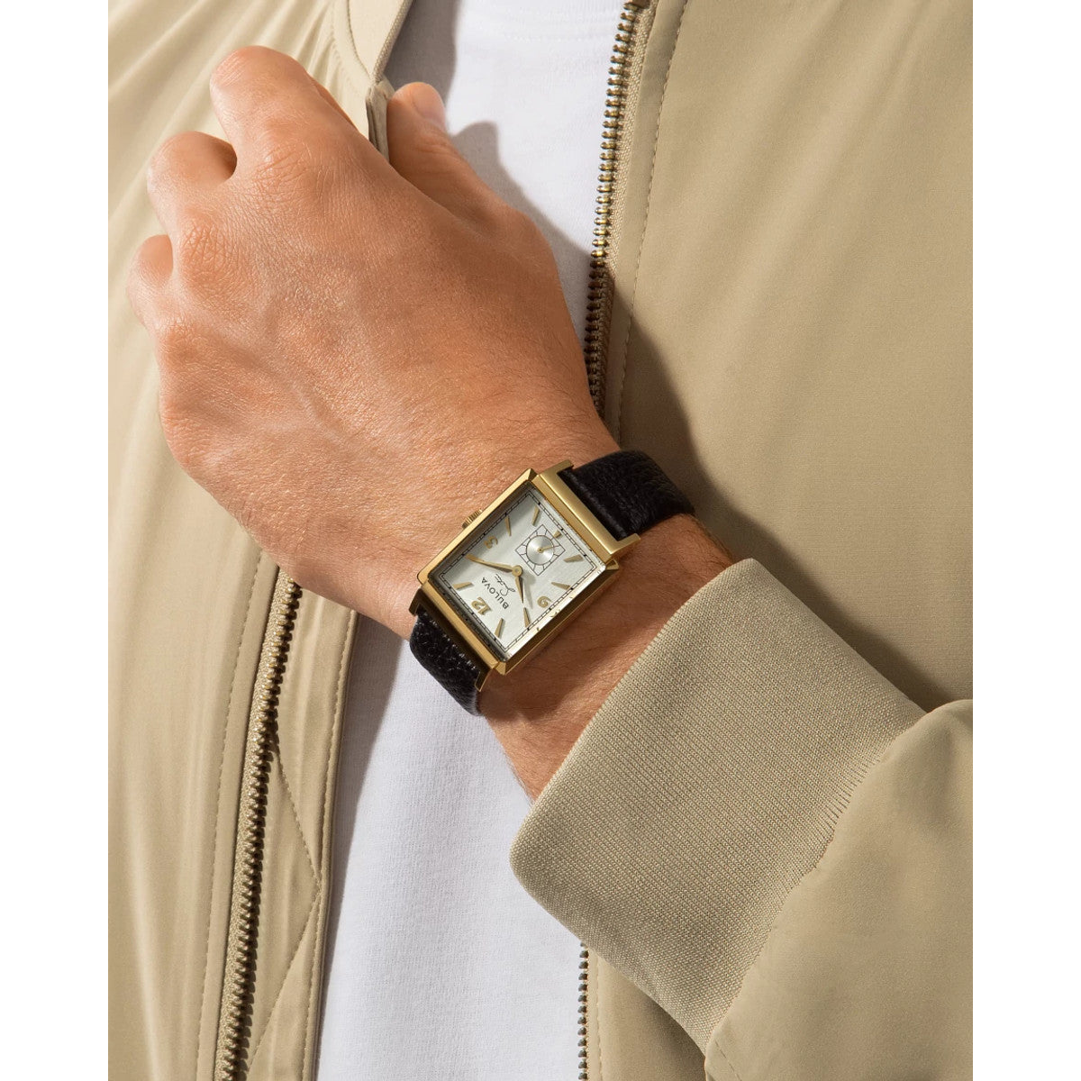 Bulova My Way 97A158, 29.5mm white dial stainless steel, Mens