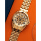 Bulova Sutton 97A162, 43mm gold dial stainless steel, Mens