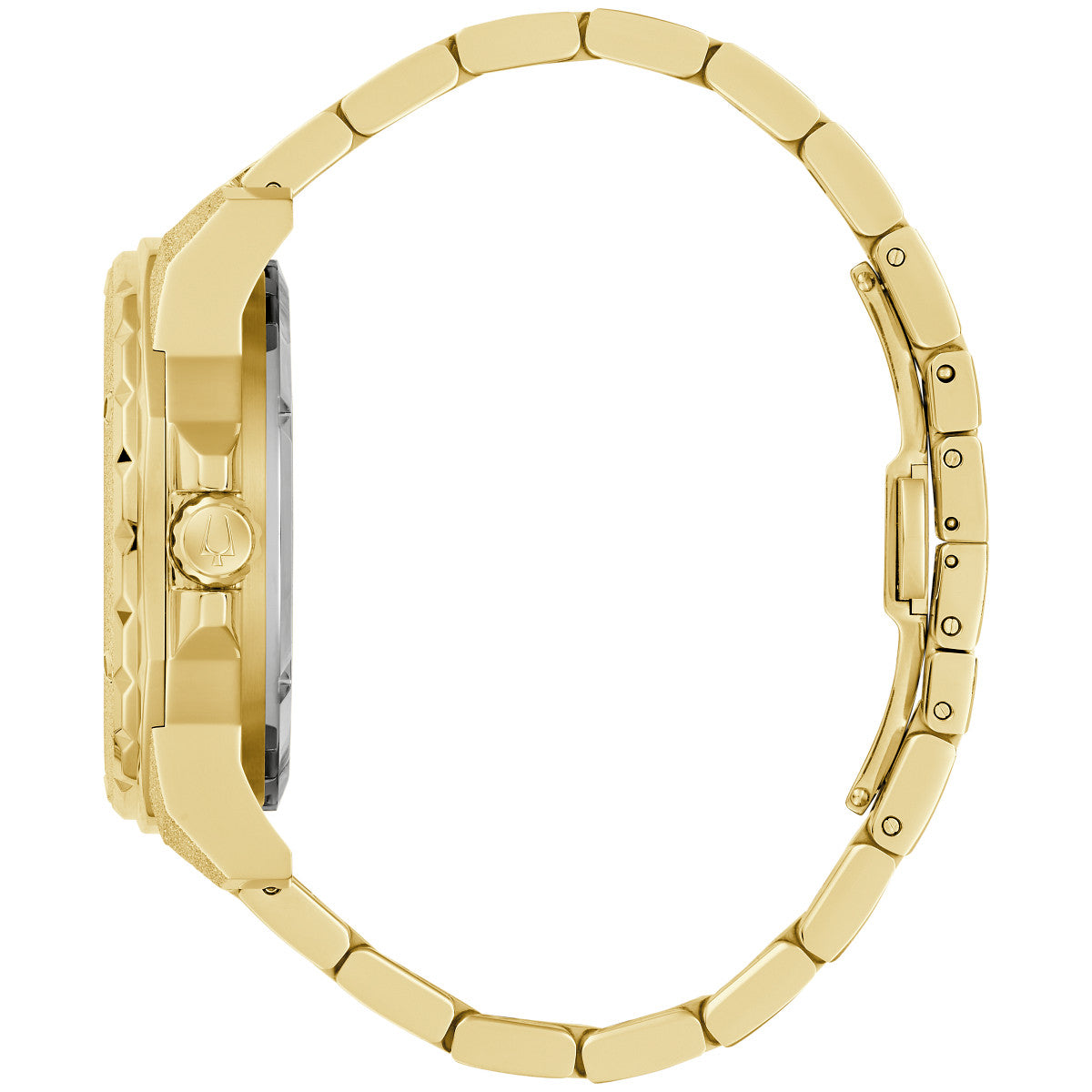 Bulova Marine Star 97A200, 44mm gold-tone dial stainless steel, Mens