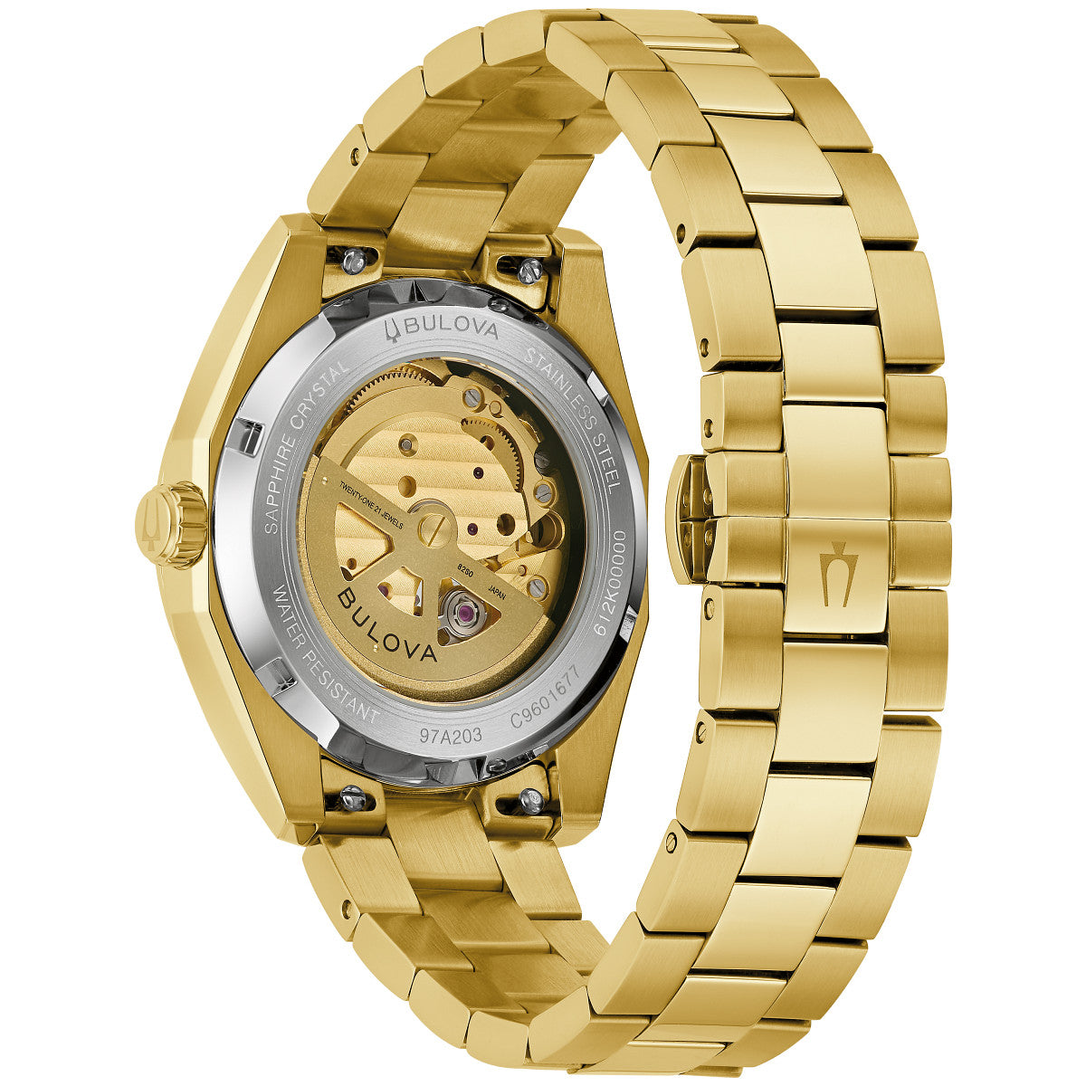 Bulova Surveyor 97A203, 39mm blue dial stainless steel, Mens