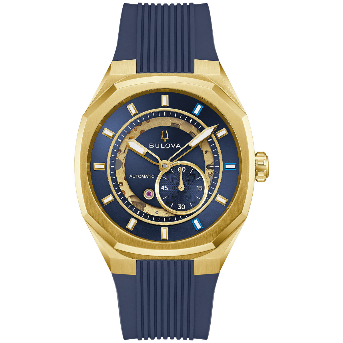 Bulova Surveyor LP 97A205, 40.5mm blue dial stainless steel, Mens