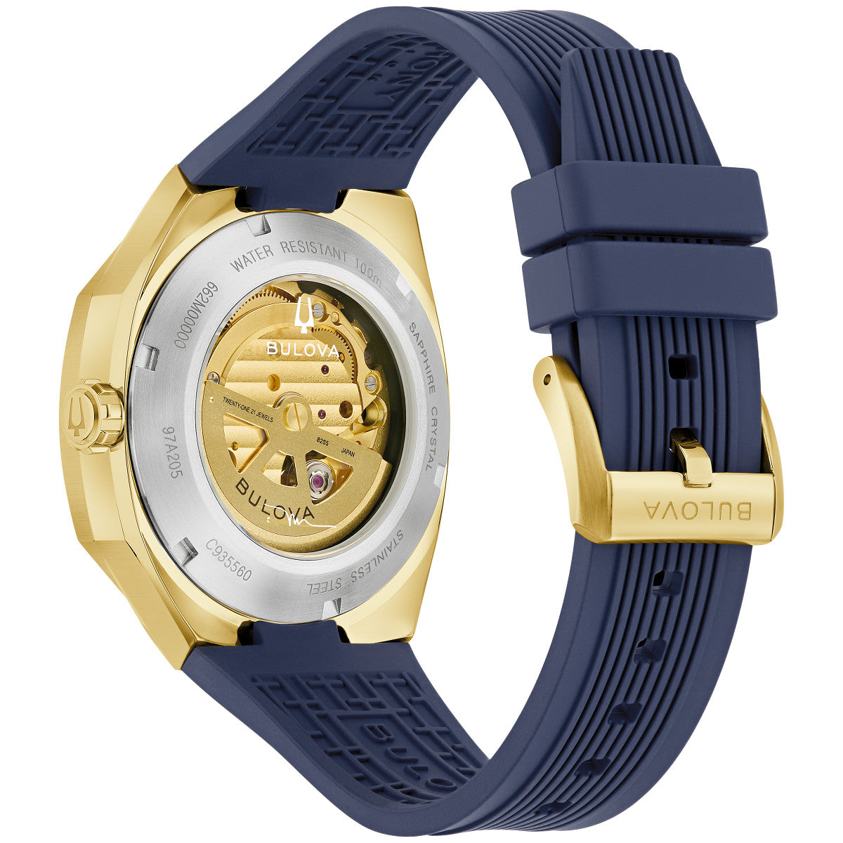 Bulova Surveyor LP 97A205, 40.5mm blue dial stainless steel, Mens