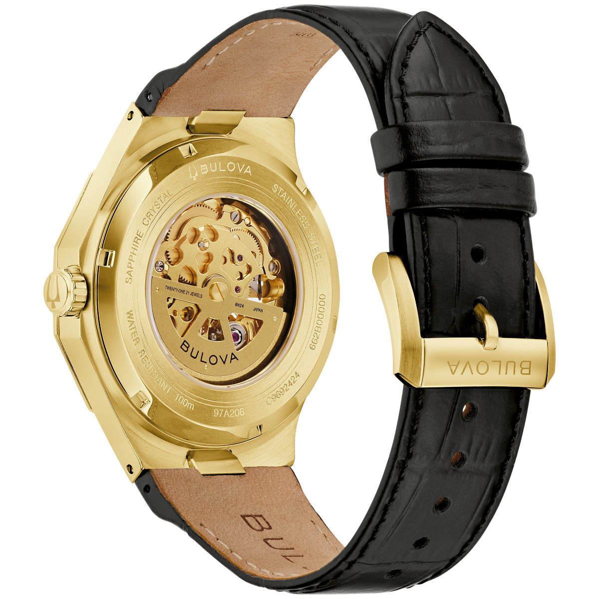 Bulova Prestige 97A206, 42mm dial stainless steel, Mens