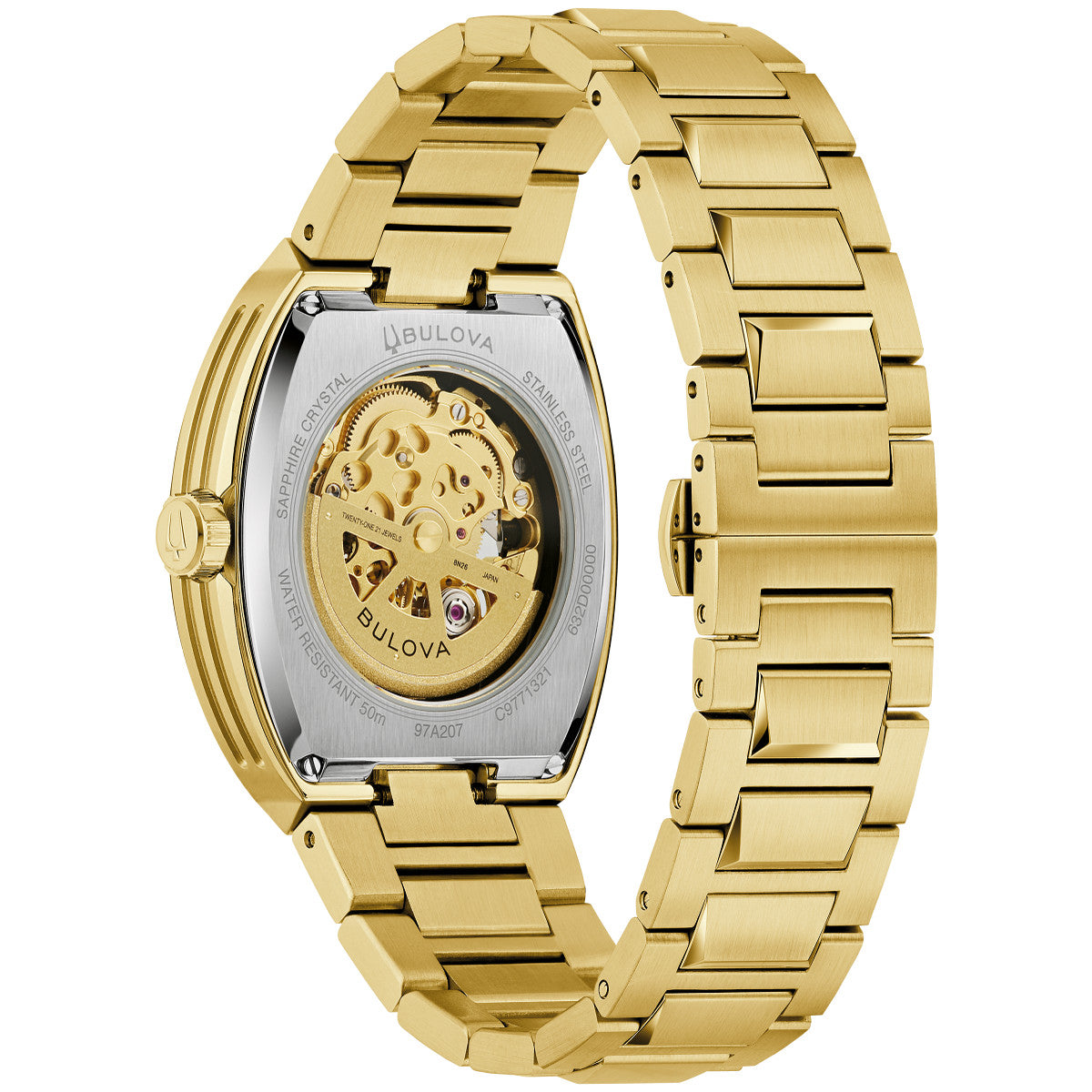 Bulova Maquina 97A207, 40mm dial stainless steel, Mens