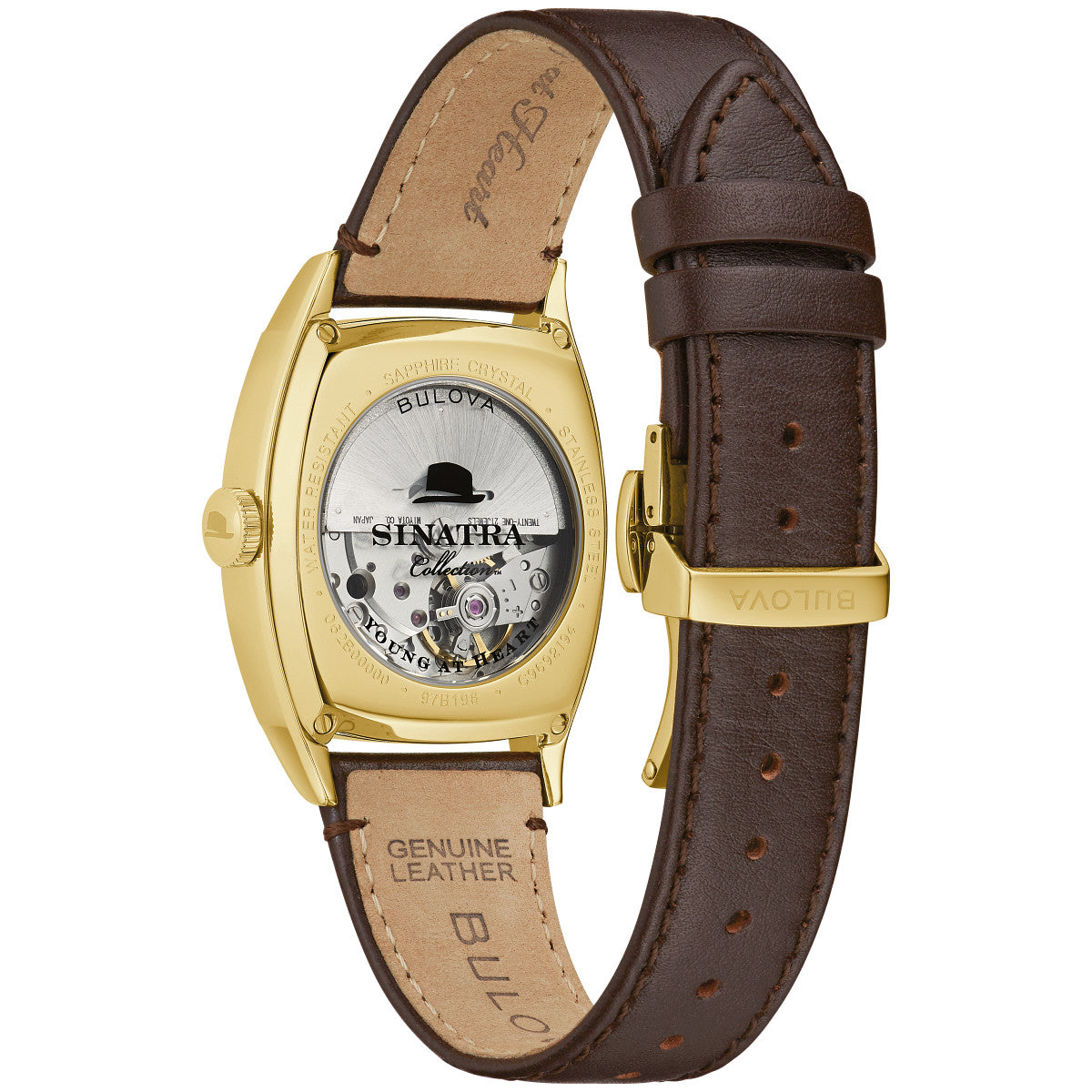 Bulova Young at Heart 97B198, 33.5mm dial stainless steel, Mens