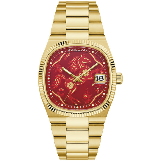 Bulova Super Seville 97B242, 37.5mm dial stainless steel, Mens
