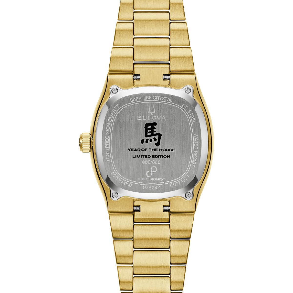 Bulova Super Seville 97B242, 37.5mm dial stainless steel, Mens