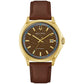 Bulova NYC 97B244, 39mm brown dial stainless steel, Mens