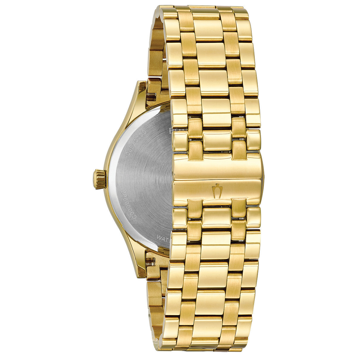 Bulova Sutton 97D108, 40mm black dial stainless steel, Mens