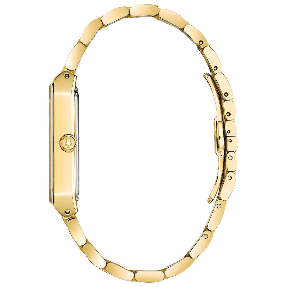 Bulova Quadra 97D120, champagne dial stainless steel, Mens