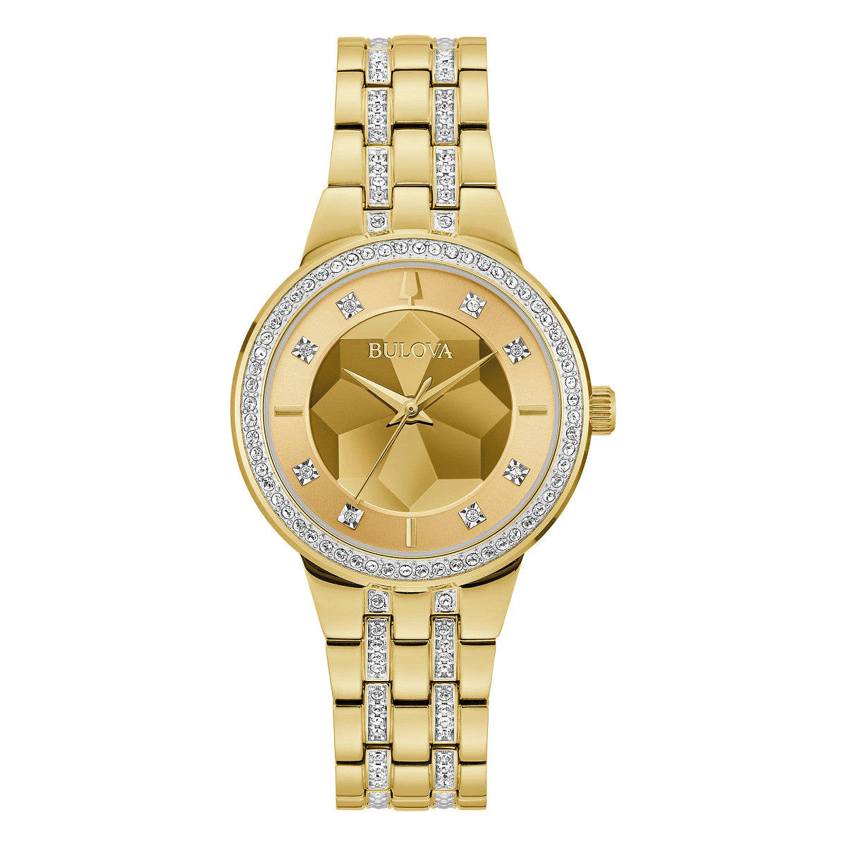 Bulova Phantom 97L176, 32.5mm champagne dial stainless steel, Ladies