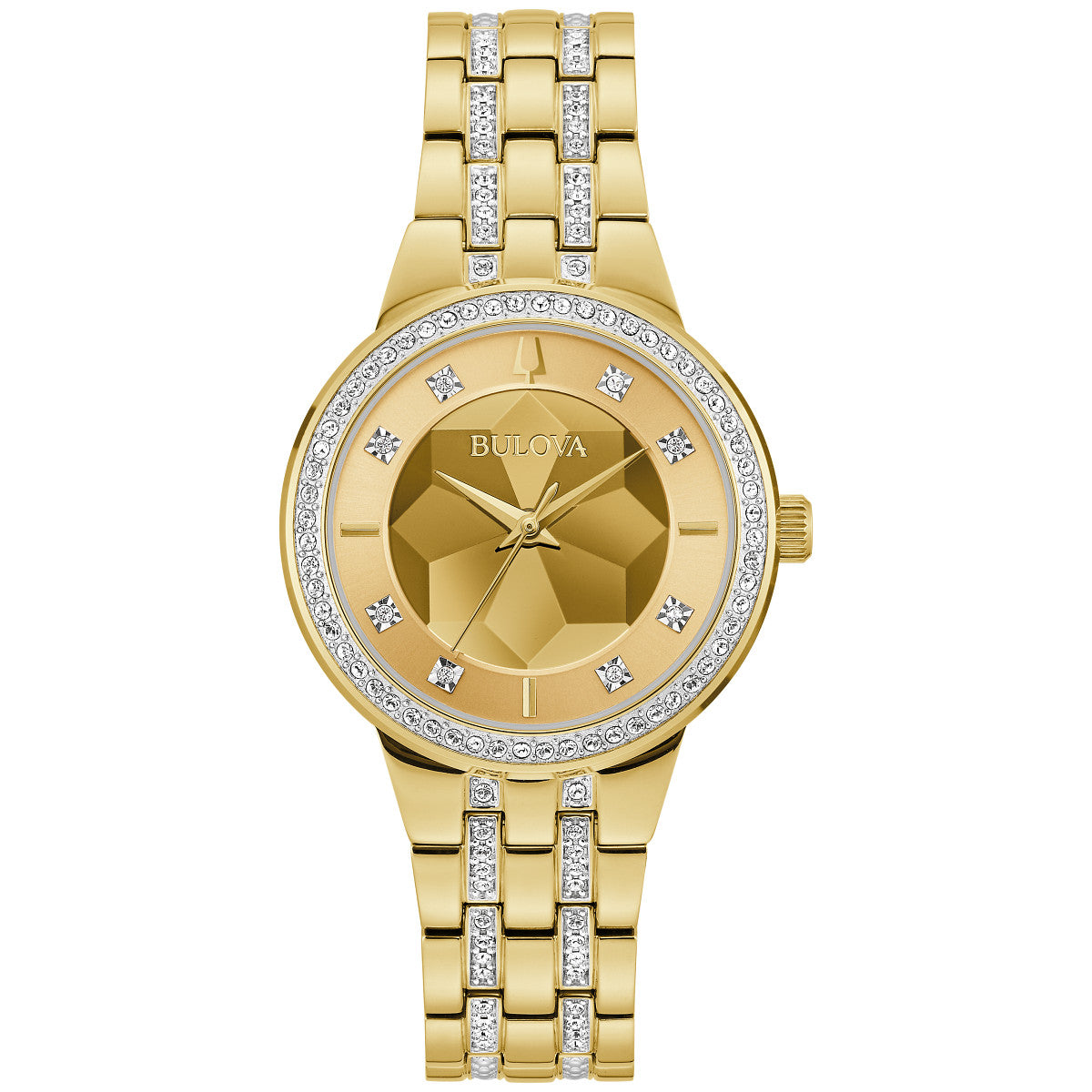 Bulova Phantom 97L176, 32.5mm champagne dial stainless steel, Ladies
